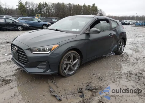 2020 Hyundai Veloster 2.0 z USA, uszkodzony, nr VIN KMHTG6AF4LU023675